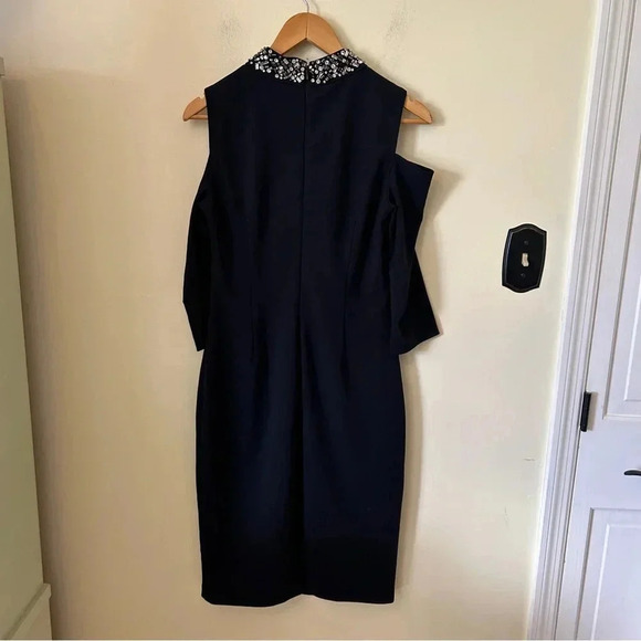 Eliza J Rhinestone Embellished Sheath Dress Size 8 - Picture 2 of 7